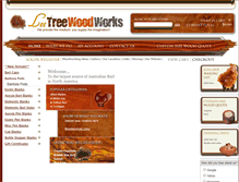 Tablet Screenshot of leetreewoodworks.com